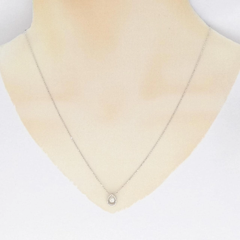 K18WG Dây chuyền kim cương 0.10CT - Hàng hiệu Chính hãng 863104