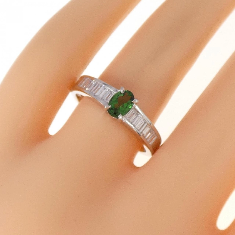 Nhẫn Garnet Xanh PT 0.50CT - Hàng hiệu Chính hãng 848780