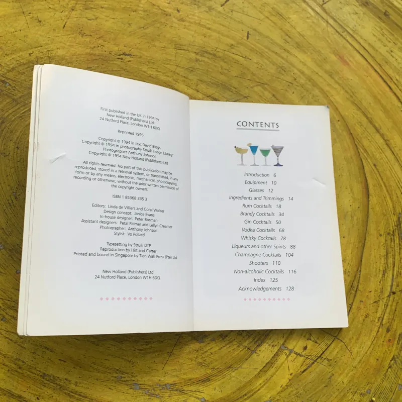 MAKE YOUR OWN - COCKTAILS- DAVID BIGGS 779714