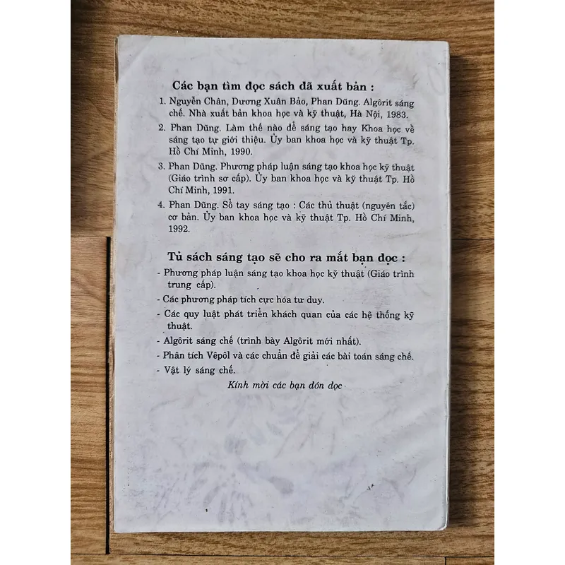 Phương pháp luận sáng tạo khoa học kỹ thuật 
 698686