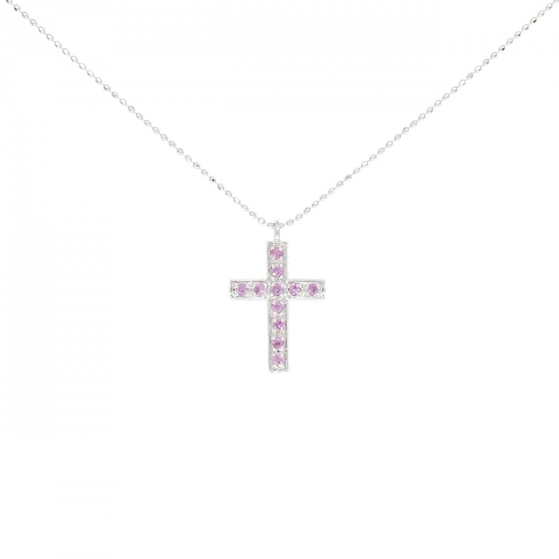 K18WG Dây chuyền Sapphire 0.20CT - Hàng hiệu Chính hãng 861559