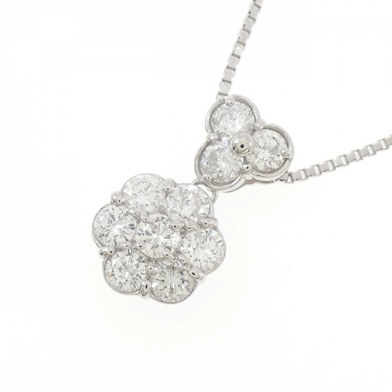 Dây chuyền kim cương hoa PT900/PT850 1.01CT - Hàng hiệu Chính hãng 859342