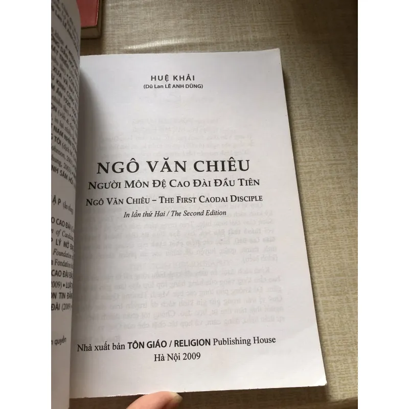 Người môn đệ cao đài đầu tiên-Ngô Văn Chiêu 971349