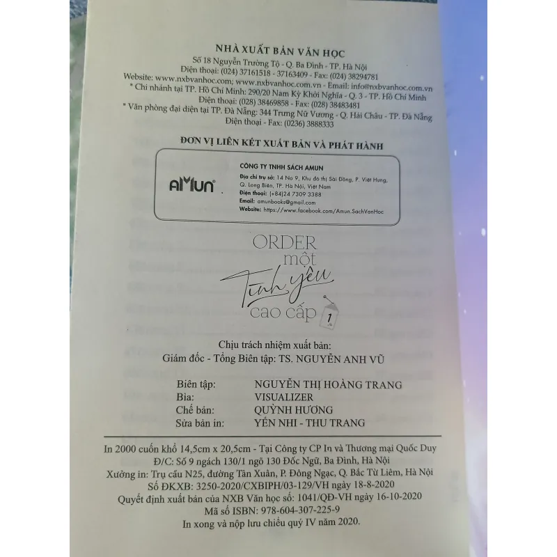 Order một tình yêu cao cấp ( 2 tập) - Ngải Tiểu Đồ 933564