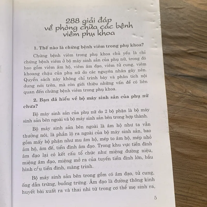 288 GIẢI ĐÁP VỀ PHÒNG, CHỮA CÁC BỆNH VIÊM PHỤ KHOA, Người biên soạn: NGUYỄN VĂN ĐỨC 713979