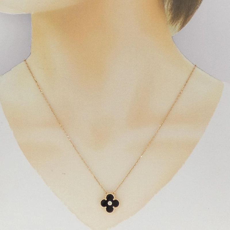 Vòng cổ Van Cleef & Arpels Vintage Alhambra - Hàng hiệu Authentic 843074