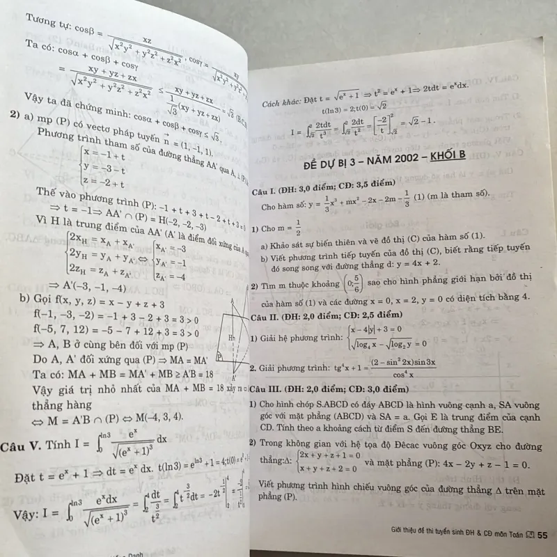 Giới thiệu đề thi tuyển sinh đại học và cao đẳng môn toán - Hà Văn Chương 779009