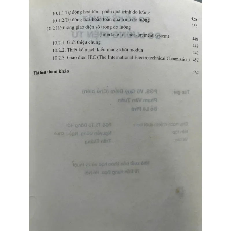 CƠ SỞ KỸ THUẬT ĐO LƯỜNG ĐIỆN TỬ 482460