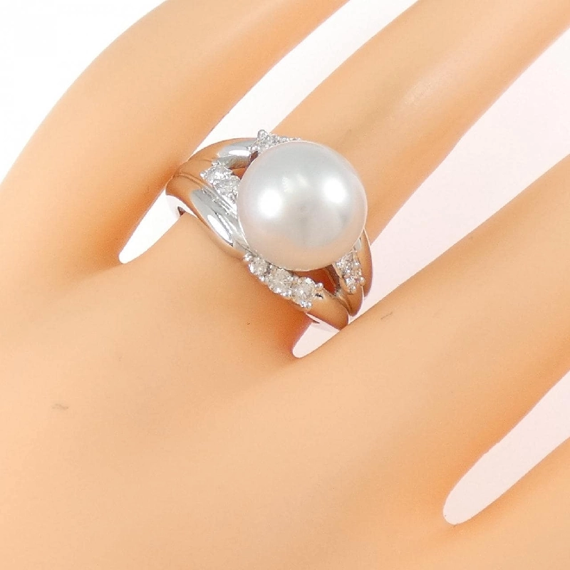 Nhẫn ngọc trai trắng PT900 11.1mm 668054