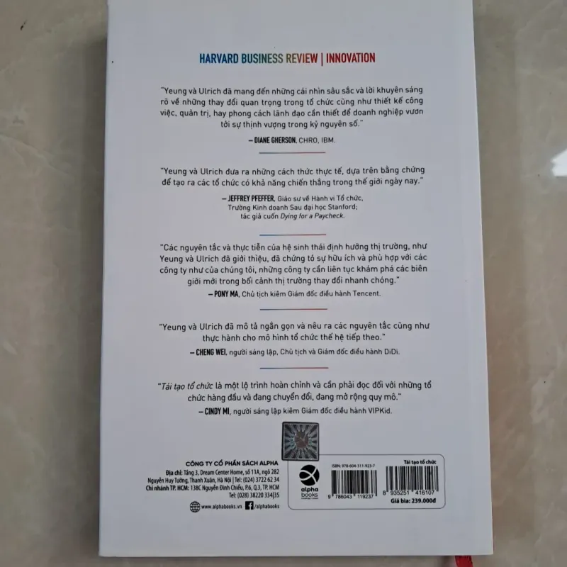 Tái Tạo Tổ Chức - 6 Bước Xoay Chuyển (mới chưa sử dụng) 931689