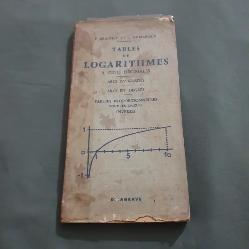 Sách gốc trước 1975 - tiếng Pháp: BẢNG SỐ LOGARIT 785973