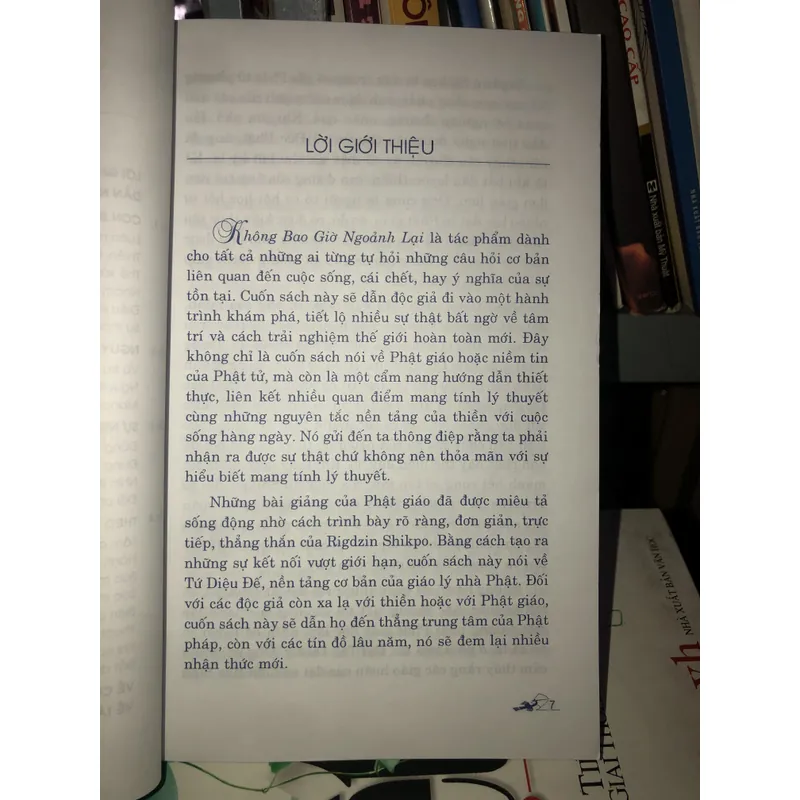 Không bao giờ ngoảnh lại - Rigdzin Shikpo 728217