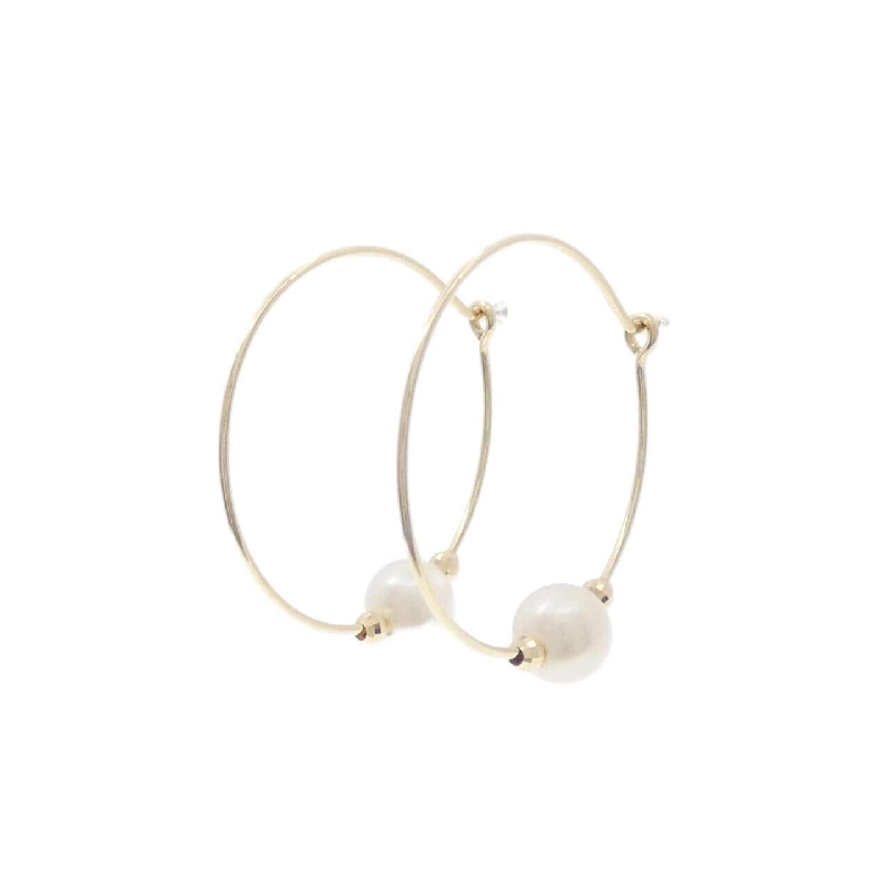 K10YG Bông tai ngọc trai Akoya 6.7mm - Hàng hiệu Chính hãng 870826