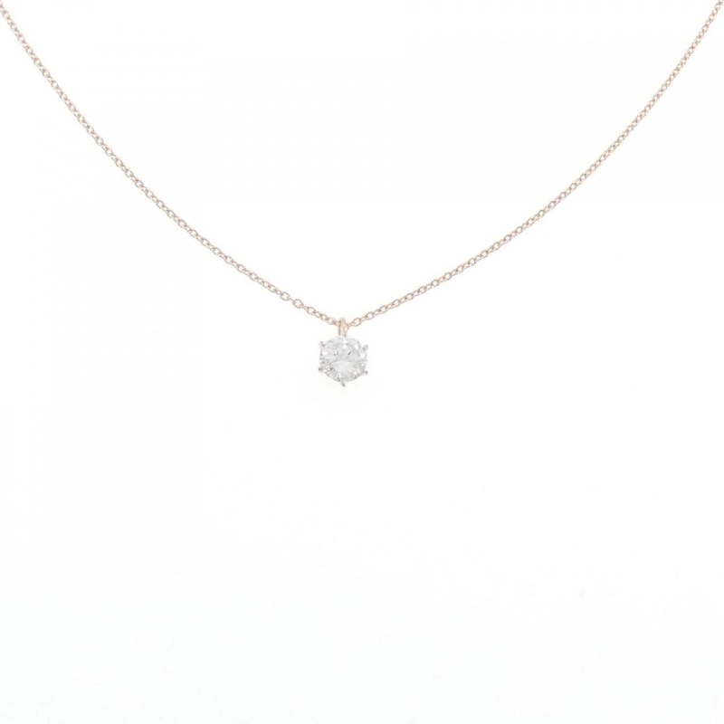 K18PG Dây chuyền kim cương 0.345CT G SI1 Tốt - Hàng hiệu Chính hãng 880477