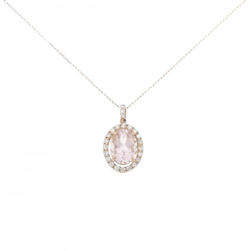 K18PG Morganite Necklace 1.12CT - Hàng hiệu Chính hãng 862689