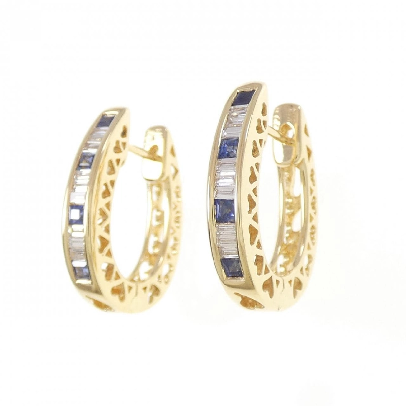 Bông tai Sapphire K18YG 0.60CT - Hàng hiệu Chính hãng 866598