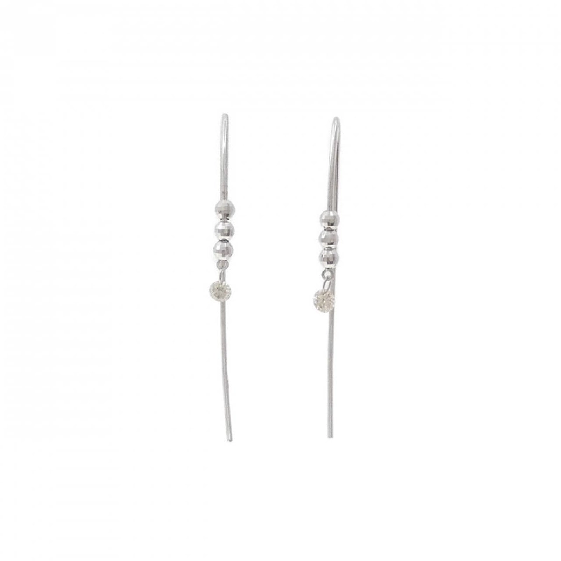 K18WG Bông tai kim cương 0.16CT - Hàng hiệu Chính hãng 870308