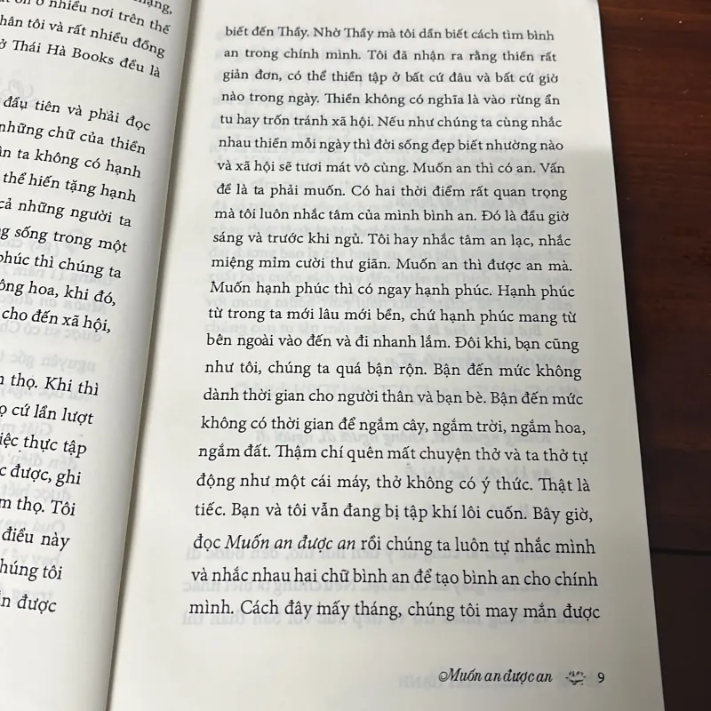 Muốn an được an - Thích Nhất Hạnh 932186