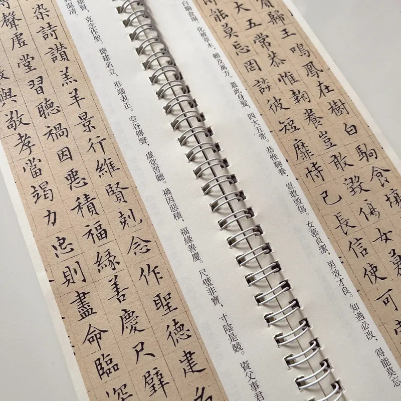 (2hand) Tiếng Trung- Bảng chữ Hán mẫu bút mềm  740352