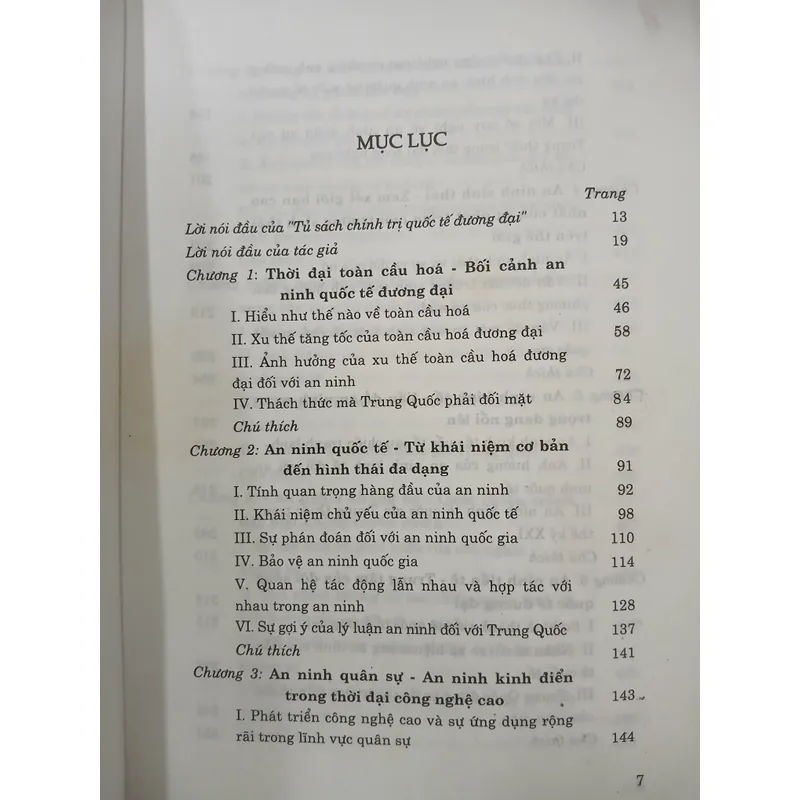 AN NINH QUỐC TẾ TRONG THỜI ĐẠI TOÀN CẦU HÓA - VƯƠNG DẬT CHÂU 731638