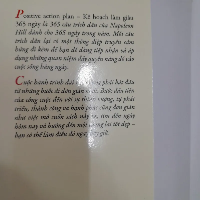 Kế hoạch làm giàu 365 ngày của Napoleon Hill 574982