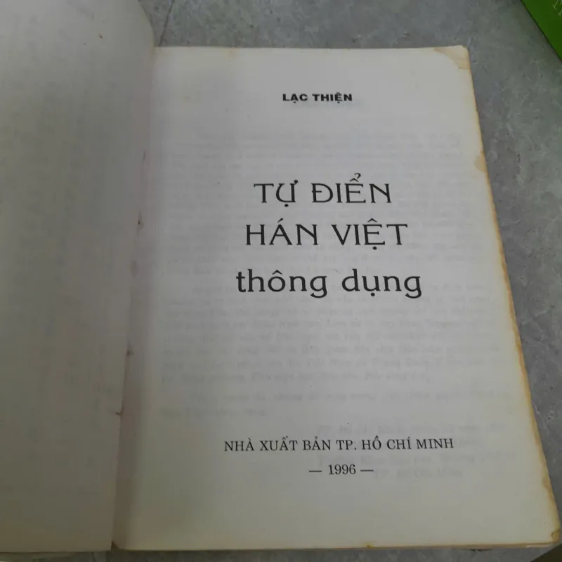 TỰ ĐIỂN HÁN VIỆT THÔNG DỤNG - LẠC THIỆN 783802