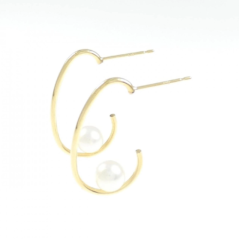 K18YG Bông tai ngọc trai Akoya 5.5mm - Hàng hiệu Chính hãng 868318