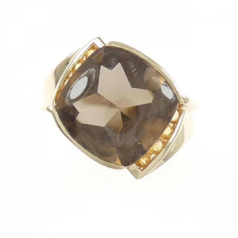 Nhẫn đá quý Smoky Quartz 10KYG - Hàng hiệu Authentic 847500