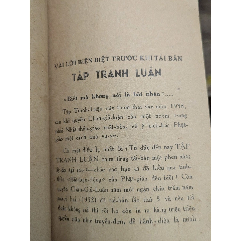 TẬP TRANH LUẬN - VÂN SƠN 304372