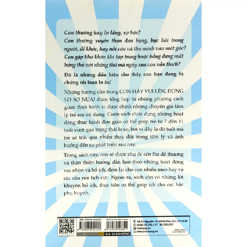 Xây Dựng Lòng Tự Tin Cho Trẻ 7-11 Tuổi - Con Hãy Vui Lên, Đừng Lo Sợ Nữa - Poppy O'Neill 288360