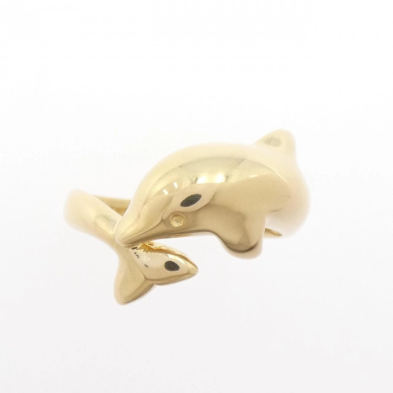 Nhẫn K18YG Dolphin - Hàng hiệu Chính hãng 849055