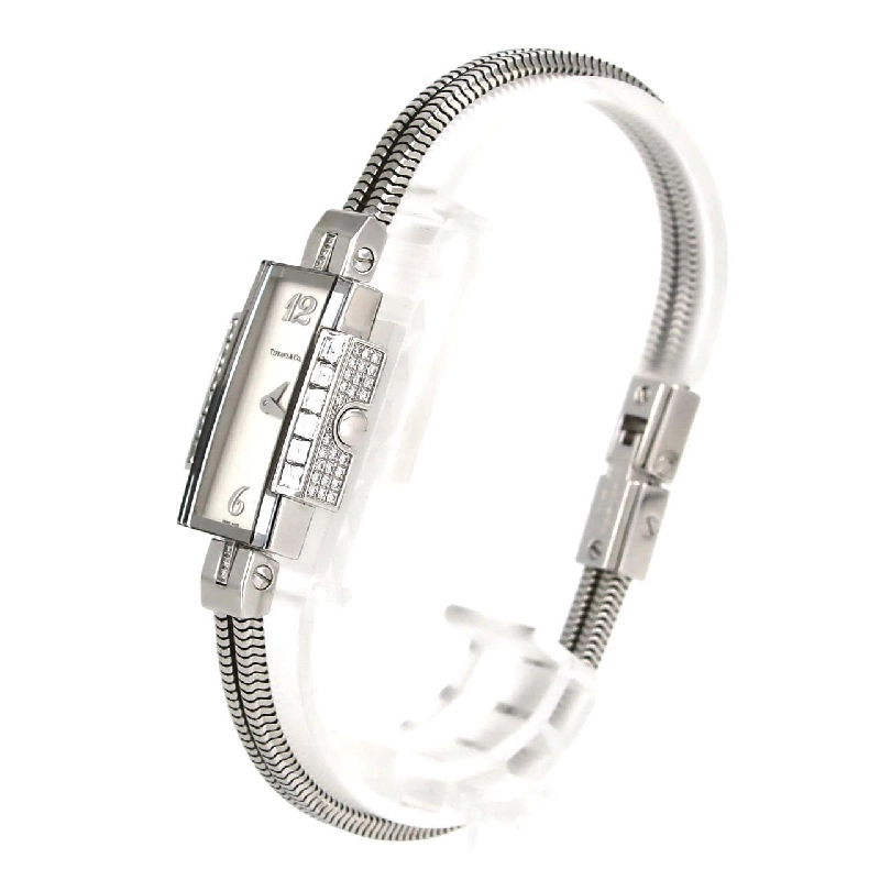 Đồng hồ cocktail Tiffany WG/Baguette D 18675293 WG Quartz - Hàng hiệu Authentic 876906