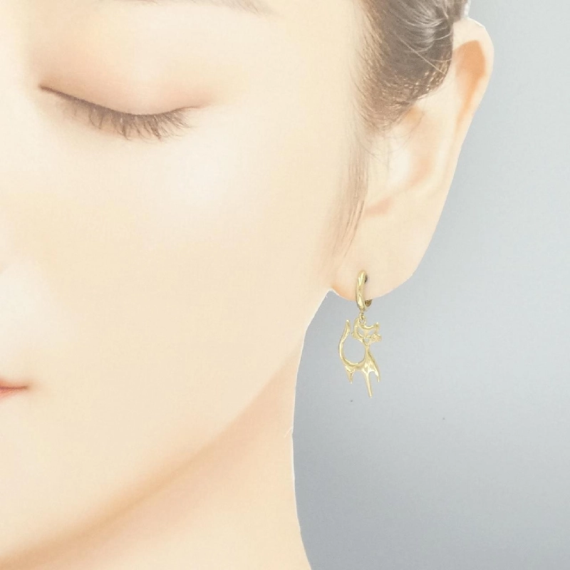K18YG Bông tai mèo - Hàng hiệu Chính hãng 867676