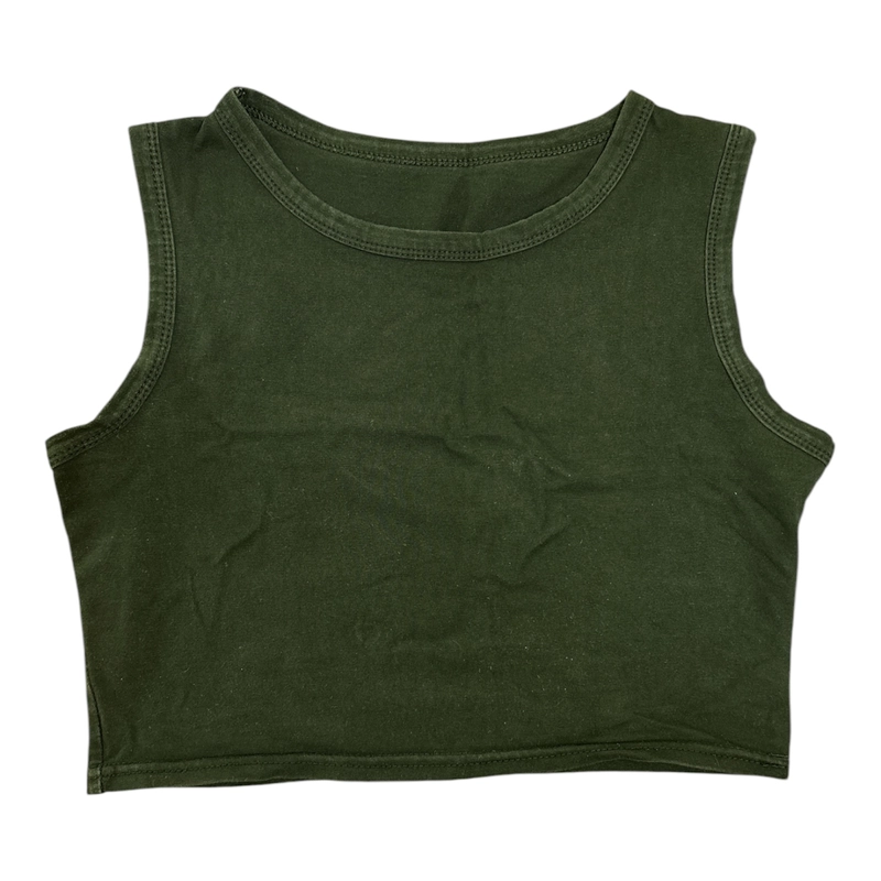 Áo croptop TODOBLACK không tay phong cách punk Hàn Quốc thời trang mùa hè cho nữ 442561