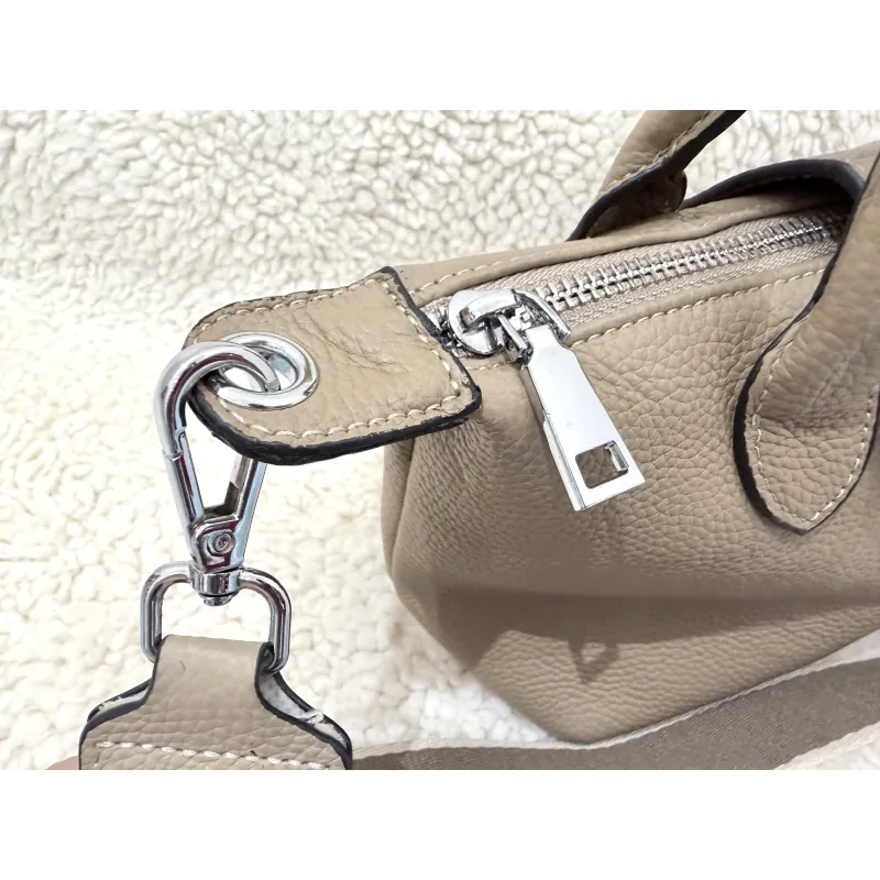 Túi xách Mini bag da thật - be sữa  971236