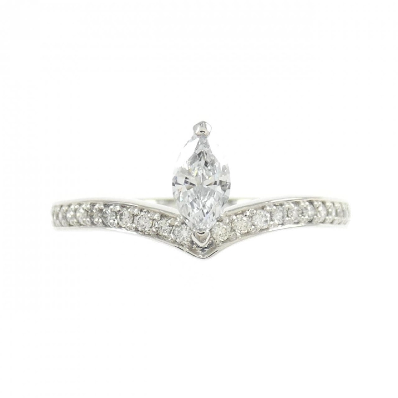 Nhẫn kim cương PT900 0.315CT D IF cắt Marquise - Hàng hiệu Authentic 874852