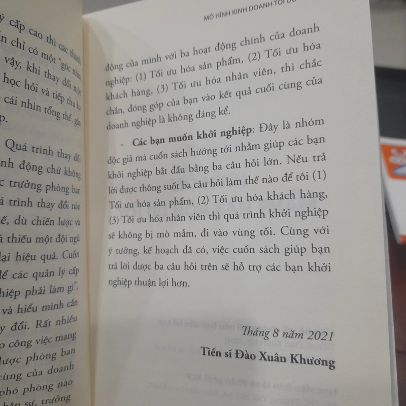 Ts. Đào Xuân Khương - MÔ HÌNH KINH DOANH TỐI ƯU, công cụ & áp dụng. 358643