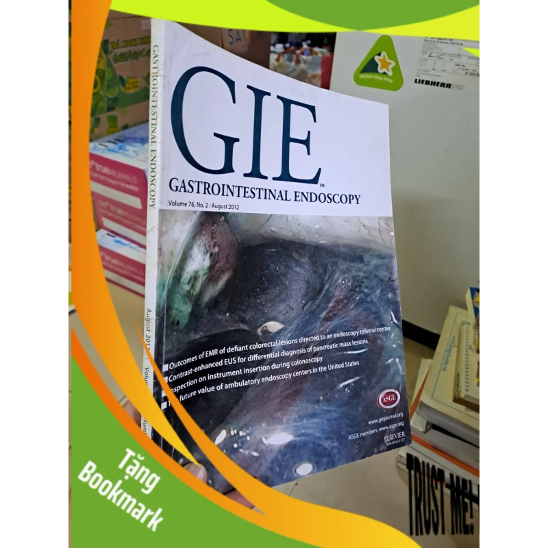 (TẶNG BOOKMARK) GIE Gastrointestinal Endoscopy volume 76 no 2 8/2012 RBK0808 TẠP CHÍ, THIẾT KẾ, THỜI TRANG 944340