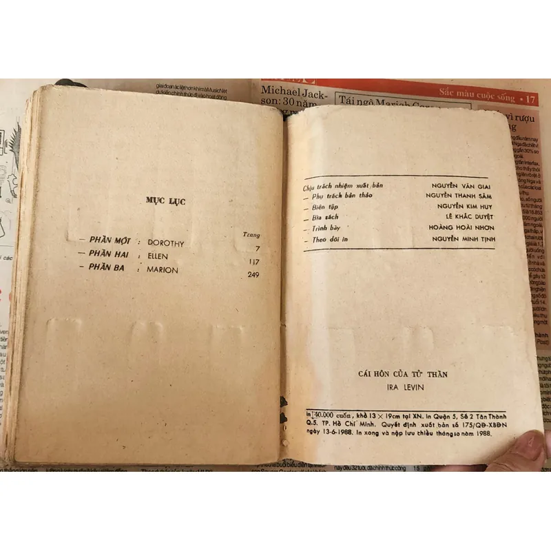 Tiểu thuyết Mỹ: CÁI HÔN CỦA TỬ THẦN - Ira Levin 727202