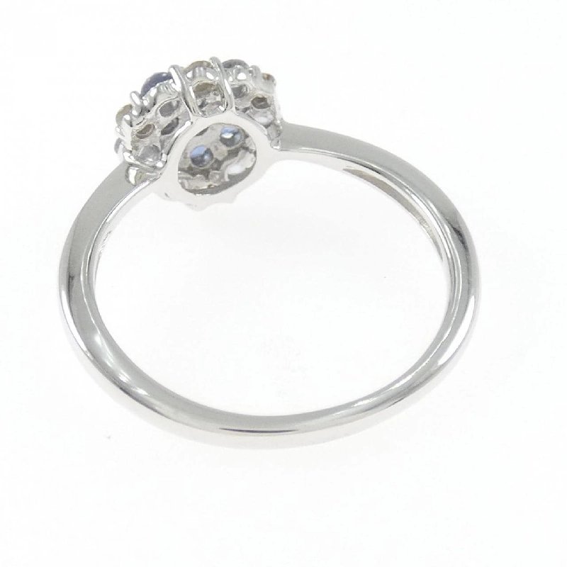 Nhẫn Sapphire Hoa K18WG - Hàng hiệu Authentic 850850