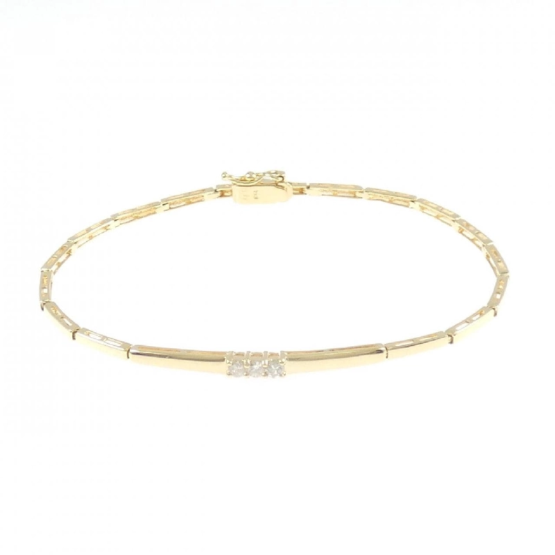 K18YG Vòng tay kim cương 0.16CT - Hàng hiệu Chính hãng 872705