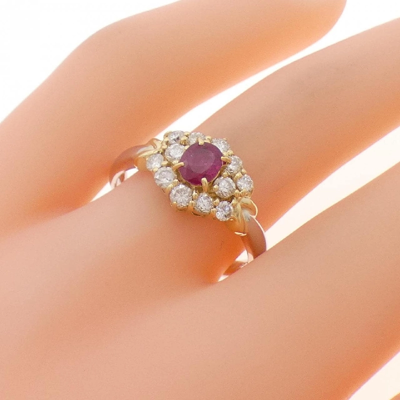 Nhẫn Ruby PT850/K18YG - Hàng hiệu Authentic 848915