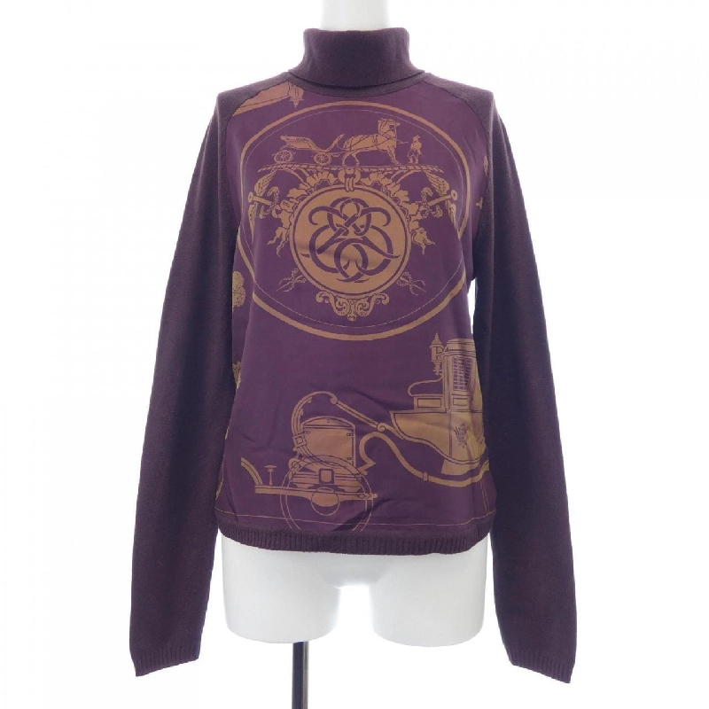 HERMES EX-LIBRIS Twill Reine. Áo len 628281