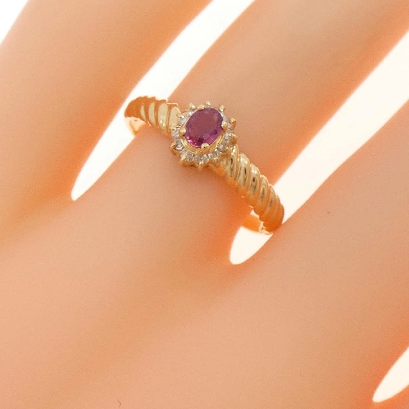 Nhẫn Ruby K18YG - Hàng hiệu Chính hãng 853454