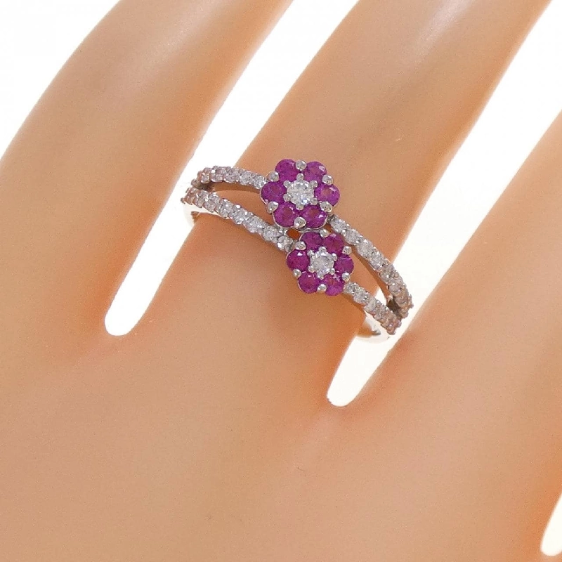 Nhẫn Ruby Hoa PT900 0.33CT - Hàng hiệu Chính hãng 846578