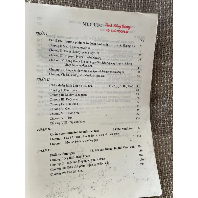 Bảo giảng chấn đoán hình ảnh; sách y, hơn 300 trang khổ lớn  1025089