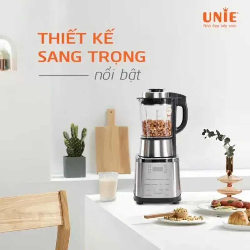 🥛 Máy làm sữa hạt UNIE V8S chính hãng – Có giọng nói hướng dẫn thông minh 785587