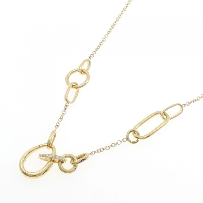 Dây chuyền kim cương K18YG 0.086CT - Hàng hiệu chính hãng 861544