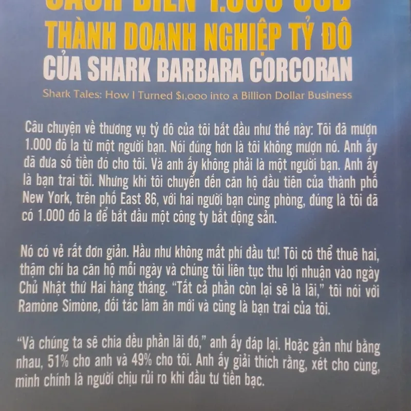 Cách biến 1000 USD thành DOANH NGHIỆP TỶ USD của Shark Barbara Corcoran 705139