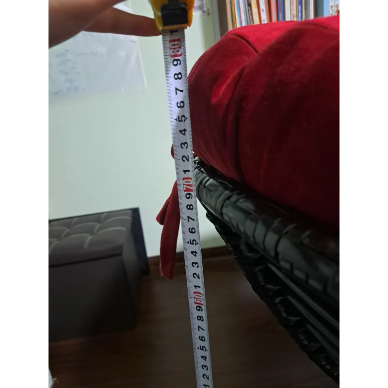 Ghế papasan 1m2 kèm gối decor nhà cửa khung mây nhựa chắc chắn 776859